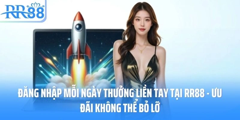 Đăng Nhập Mỗi Ngày Thưởng Liền Tay tại RR88 - Ưu Đãi Không Thể Bỏ Lỡ